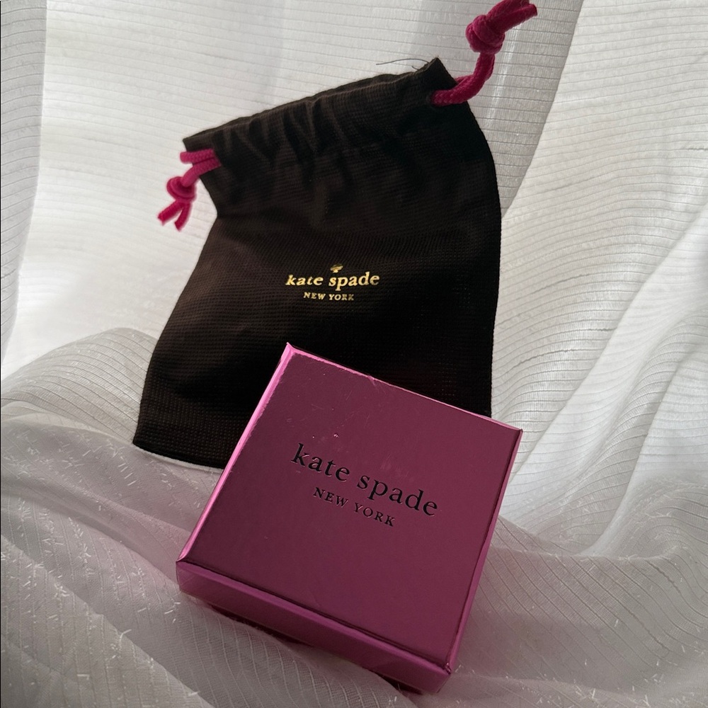 Kate Spade Silver Heart Earrings